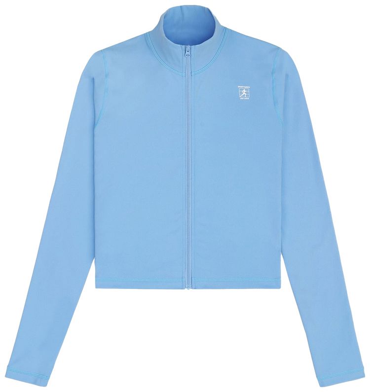 Sporty  Rich Runner Active Zip Up Jacket Atlantic