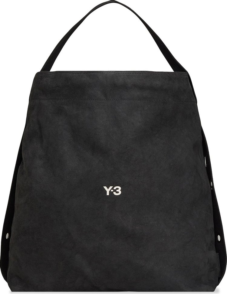 Y-3 Lux Leather Gym Bag 'Black'