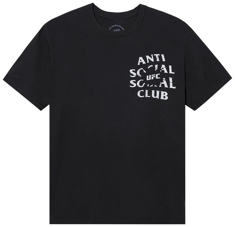 Anti Social Social Club x UFC Ultimatum Tee Black