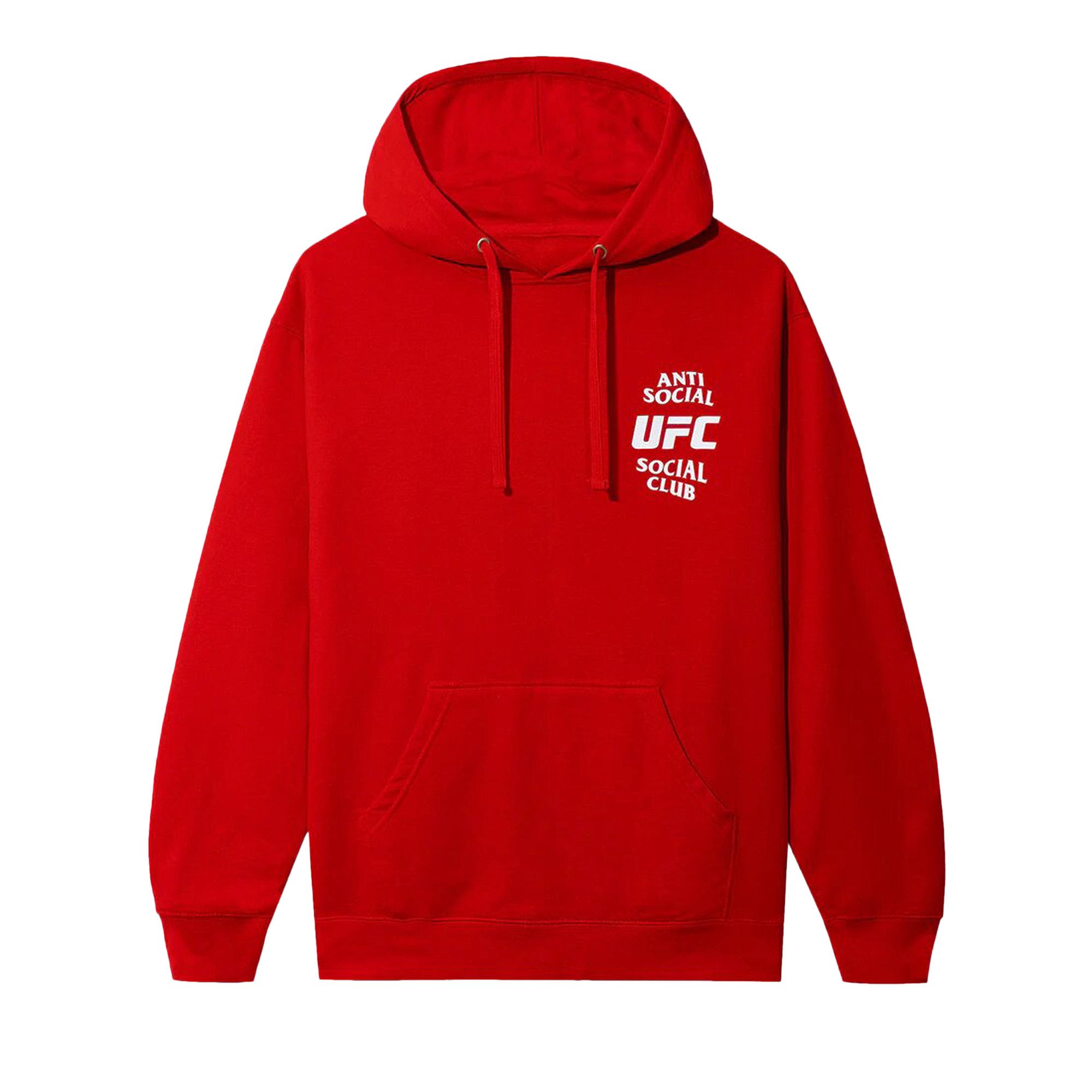 Buy Anti Social Social Club x UFC Self Titled Hoodie Red 0657 1FW2316XUSTH RED GOAT CA