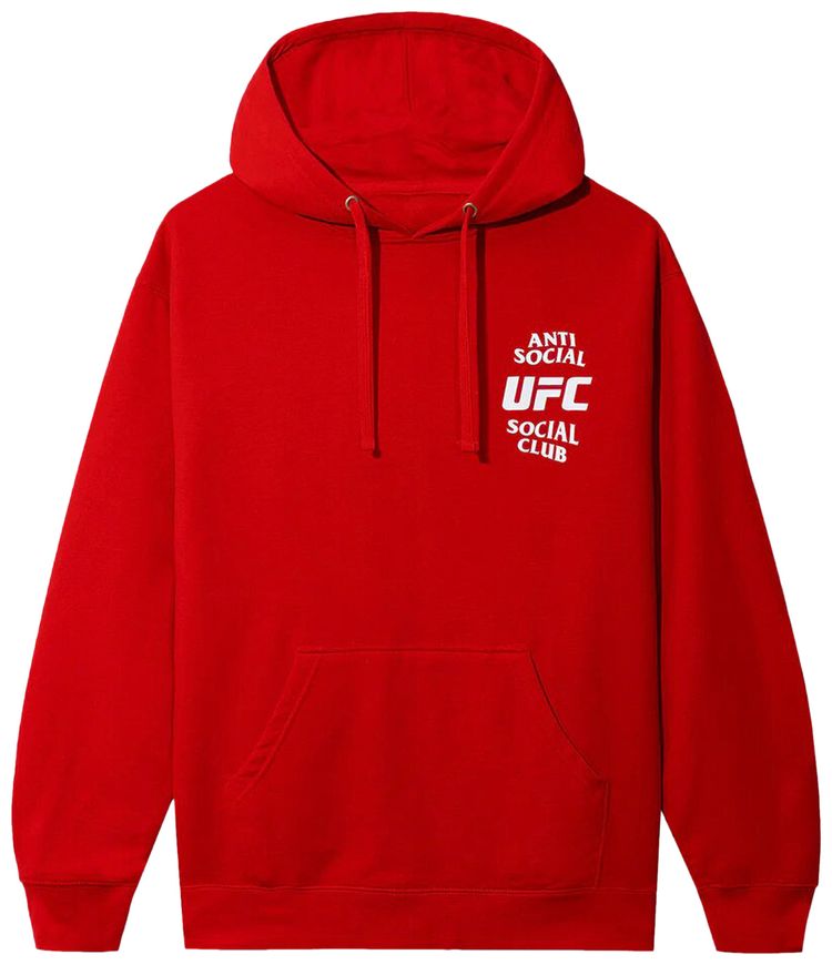 Anti Social Social Club x UFC Self Titled Hoodie 'Red'
