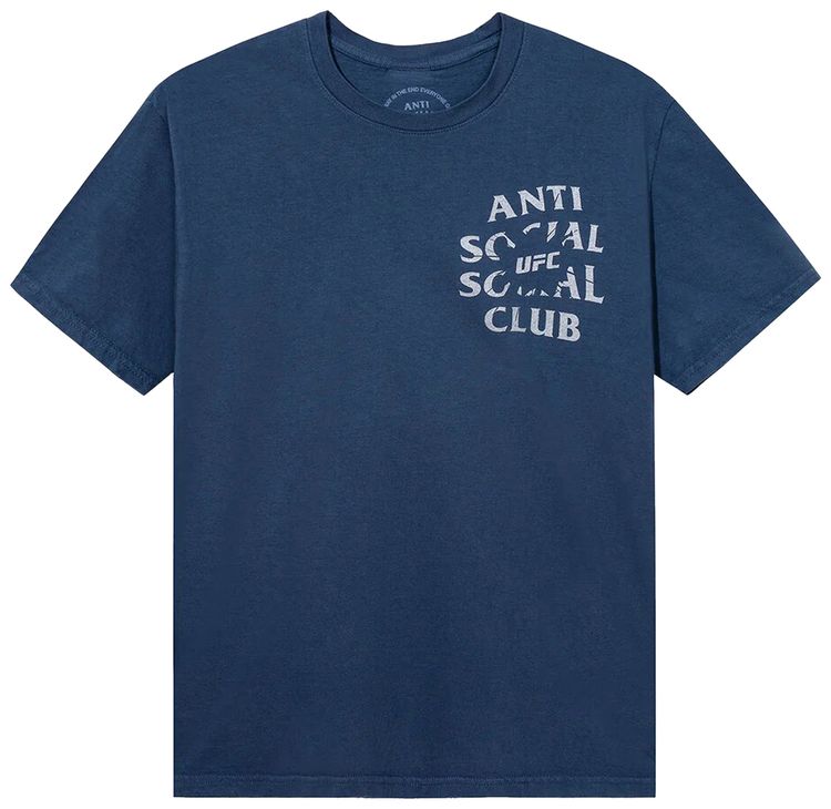 Anti Social Social Club x UFC Ultimatum Tee Blue