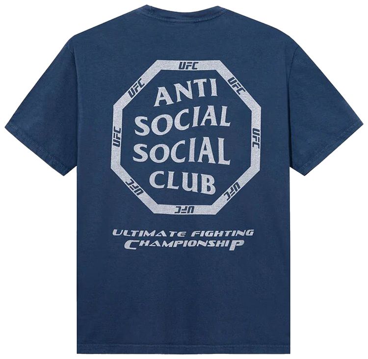 Anti Social Social Club x UFC Ultimatum Tee Blue