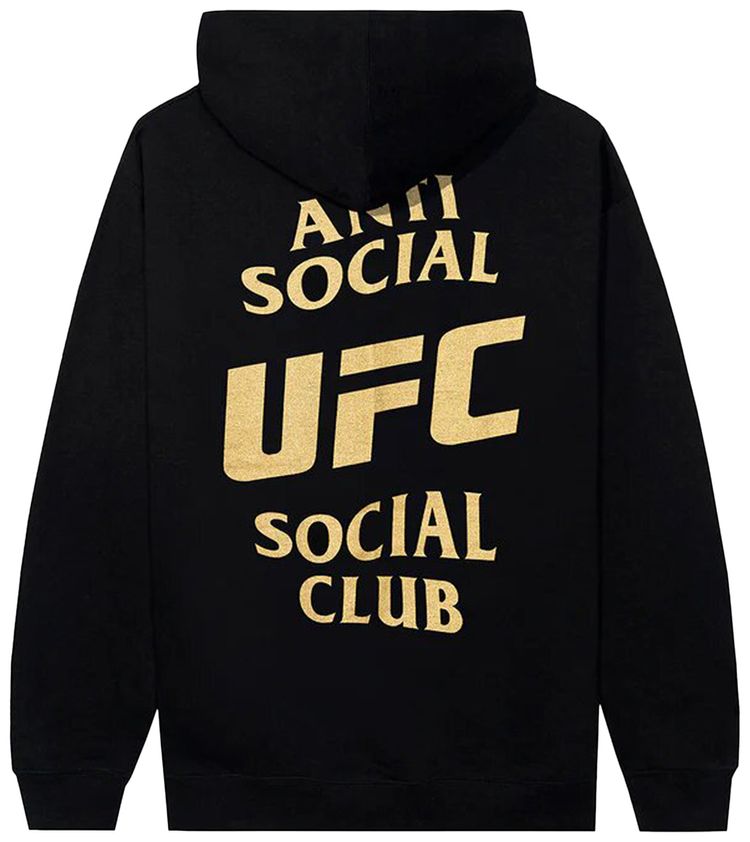 Anti Social Social Club x UFC Self Titled Hoodie Black