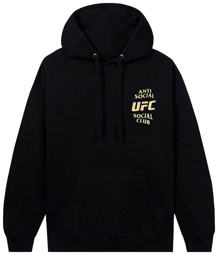 Anti Social Social Club x UFC Self Titled Hoodie Black