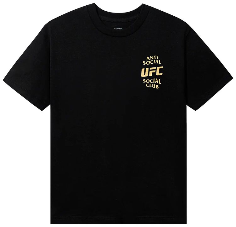 Anti Social Social Club x UFC Self Titled Tee Black
