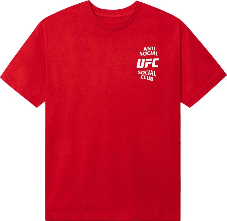 Anti Social Social Club x UFC Self Titled Tee 'Red'