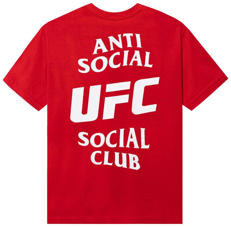 Anti Social Social Club x UFC Self Titled Tee Red