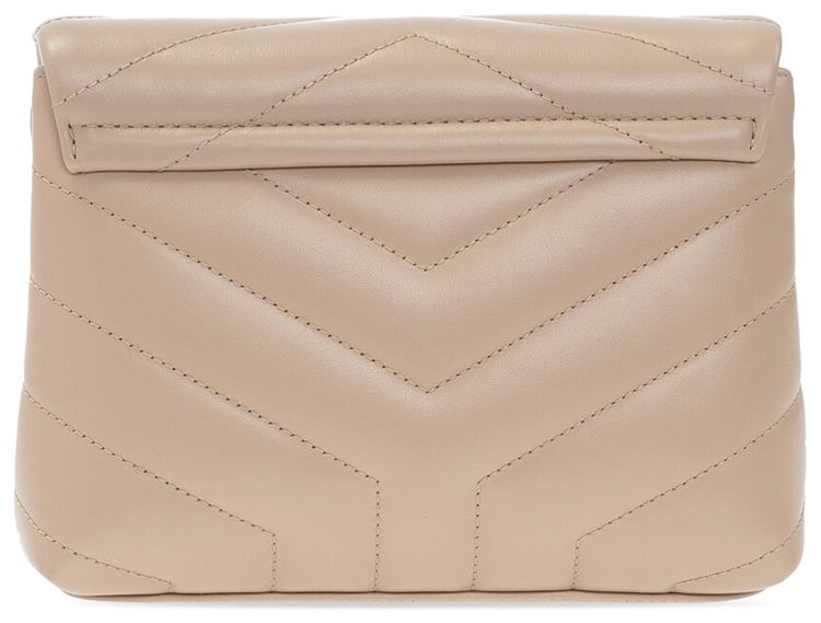 Saint Laurent Loulou Shoulder Bag Dark Beige