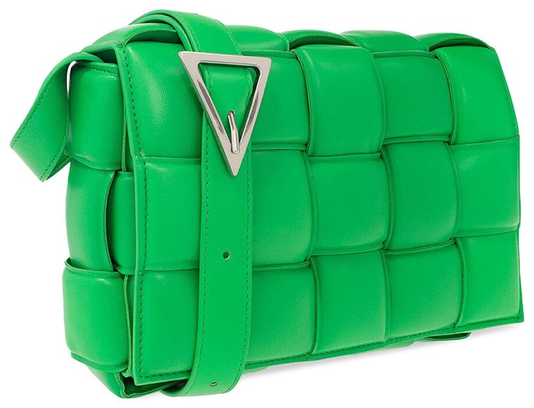 Bottega Veneta Padded Cassette Bag ParakeetSilver