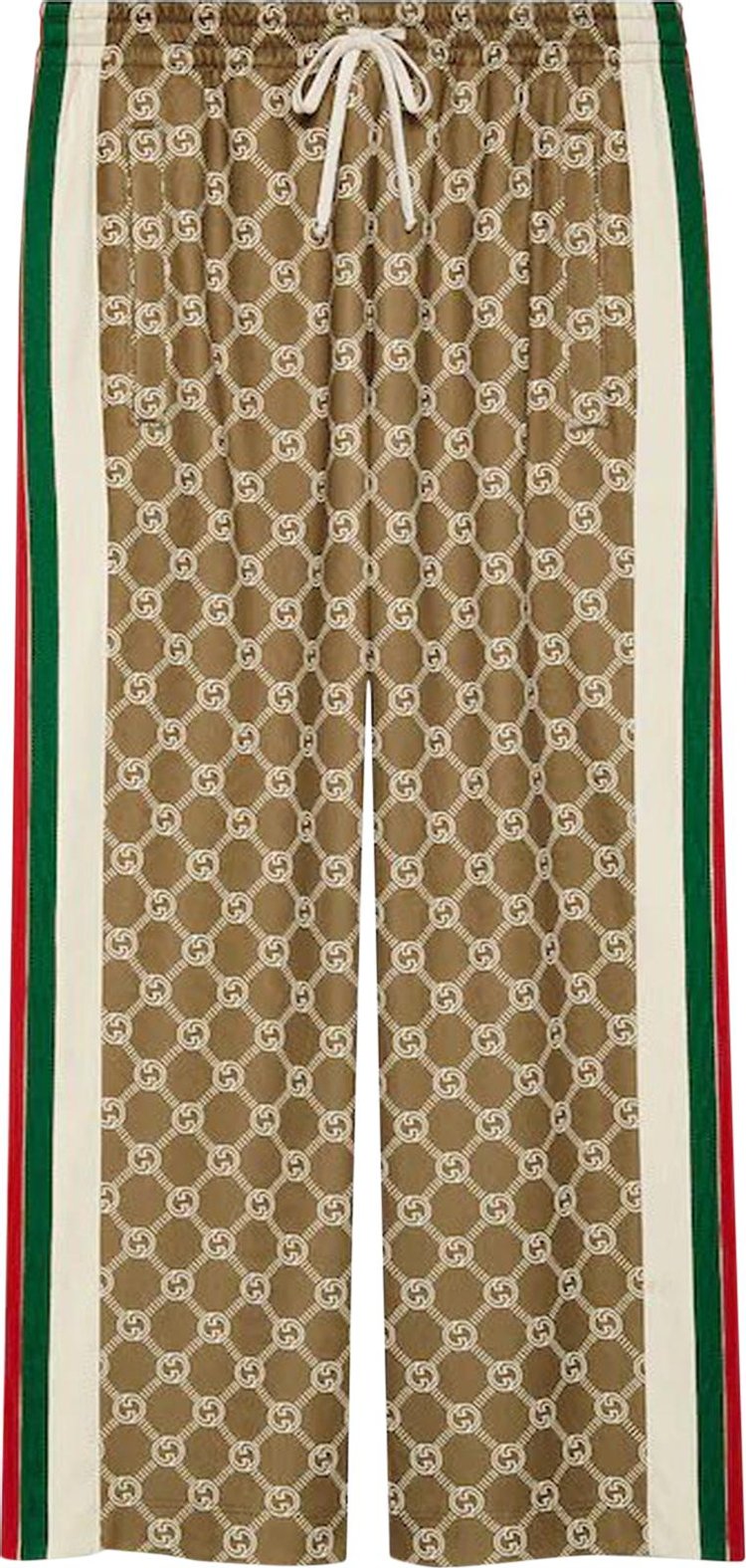 Gucci Trouser 'Military Green/Ivory'