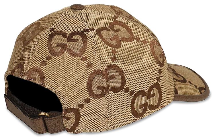 Gucci Jumbo GG Canvas Baseball Hat CamelEbony