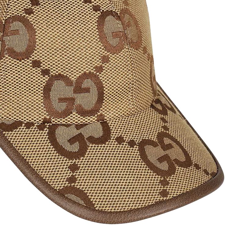 Gucci Jumbo GG Canvas Baseball Hat CamelEbony