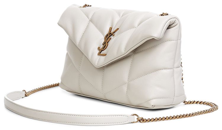 Saint Laurent Puffy Mini Bag Crema Soft
