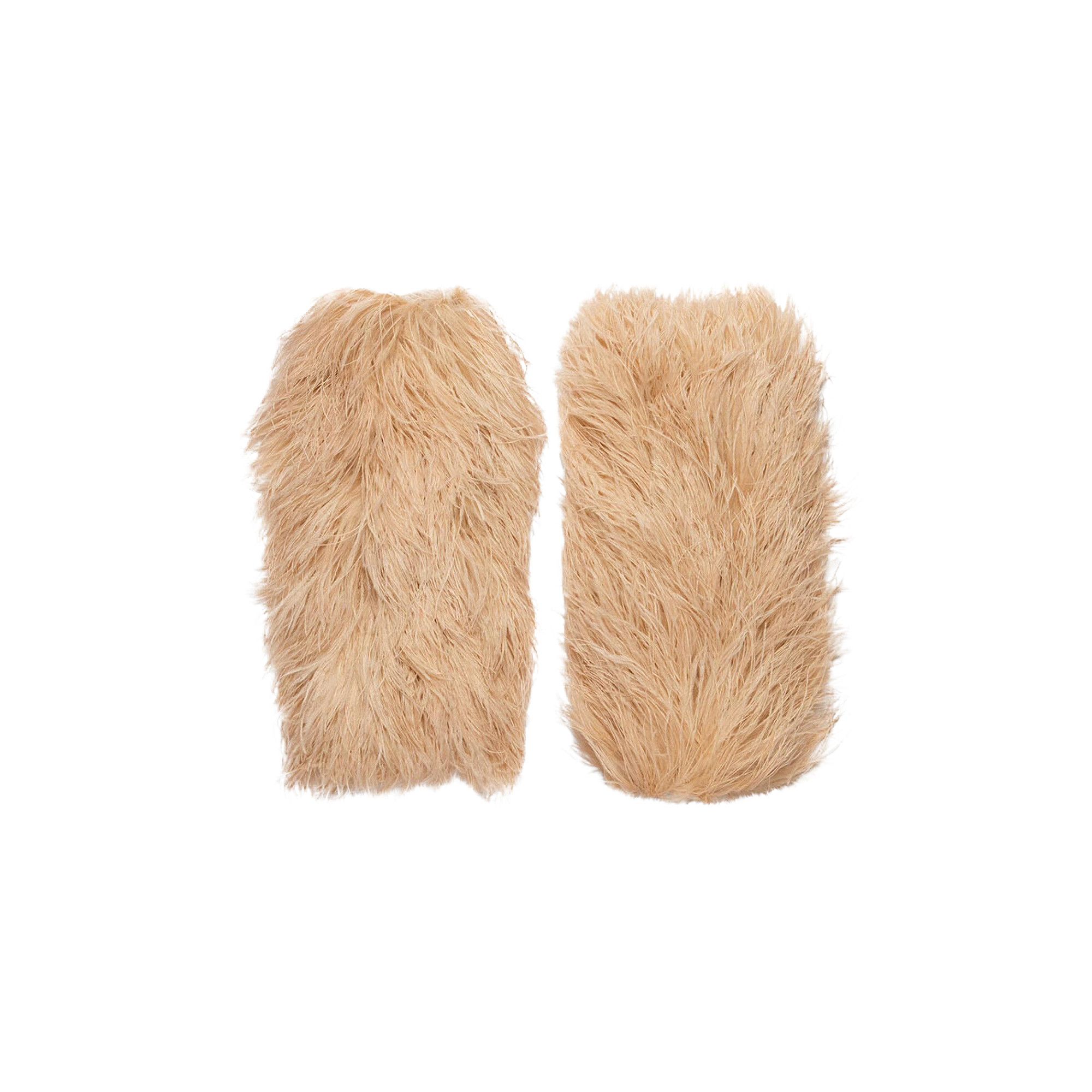 Gucci feather slippers clearance