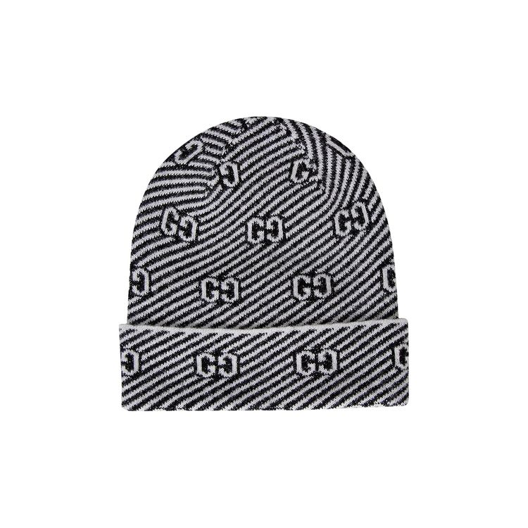 Buy Gucci Diaglux Intarsia Logo Beanie  display picture 3