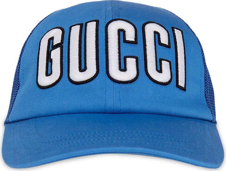 Gucci Baseball Hat With Patch 'Blue'