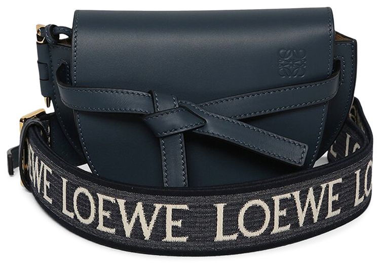 Loewe Gate Dual Mini Bag Onyx Blue