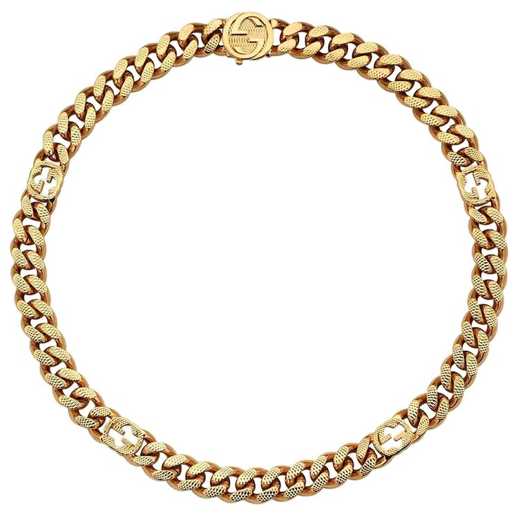 Gucci Necklace With Interlocking G Oro