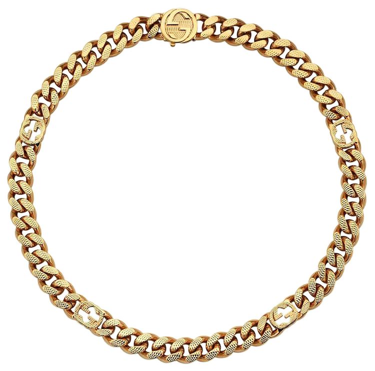 Gucci Necklace With Interlocking G Oro