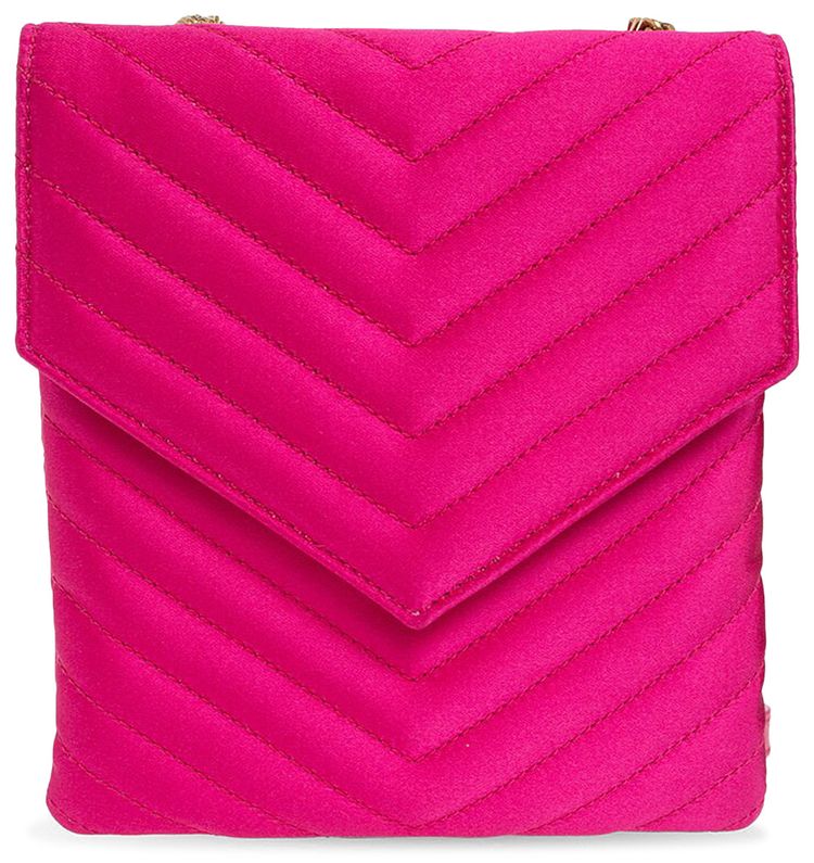 Saint Laurent Double Flap Bag Lipstick Fuchsia
