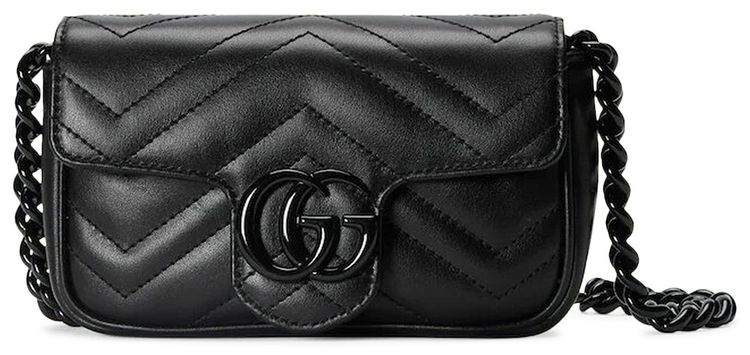Gucci GG Marmont Belt Bag Nero