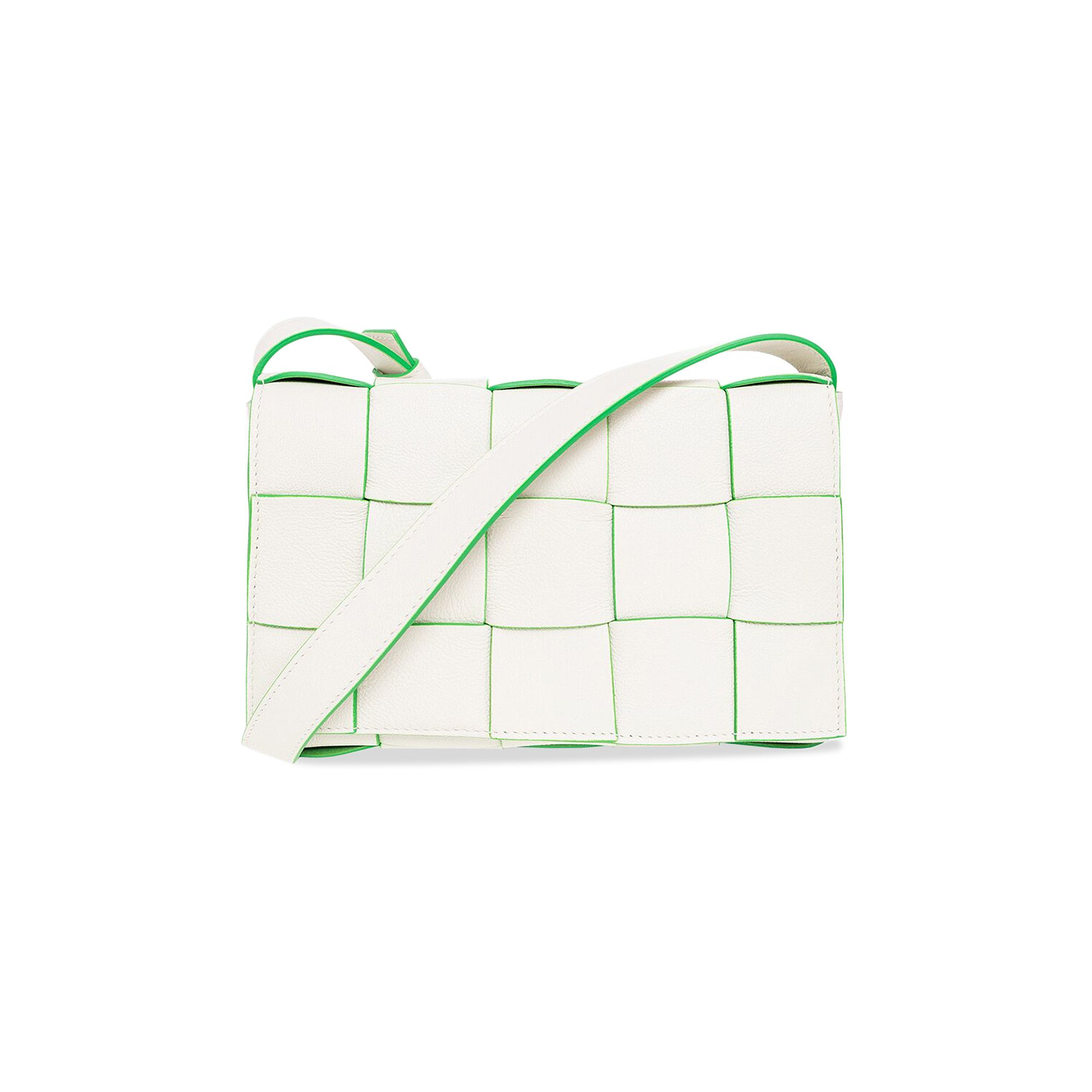Buy Bottega Veneta Cassette 'White/Parakeet' - 578004 V1Q71