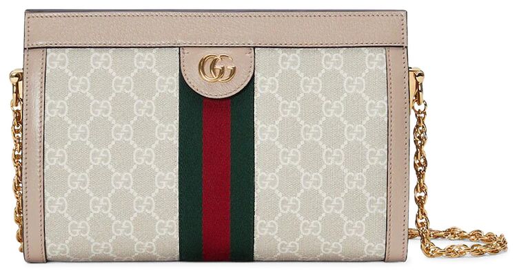 Gucci Ophidia GG Small Shoulder Bag BeigeWhite