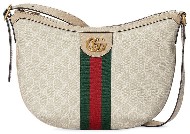 Gucci Ophidia GG Small Shoulder Bag BeigeWhite