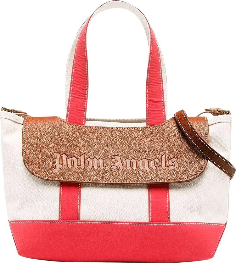Palm Angels Palm Beach Classic Tote 'Red/Brown'