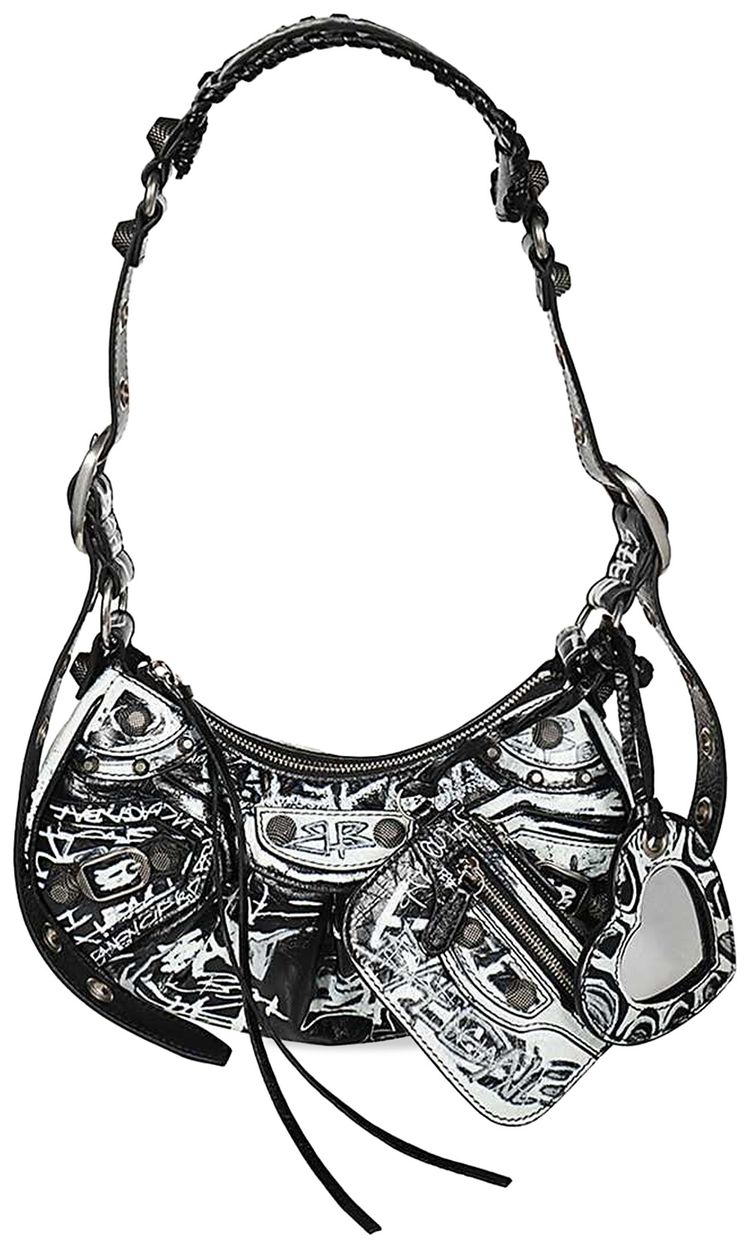 Balenciaga XS Le Cagole Shoulder Bag Black