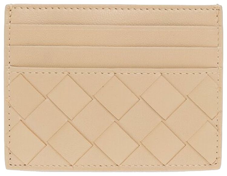 Bottega Veneta Card Case 'Porridge/Gold'