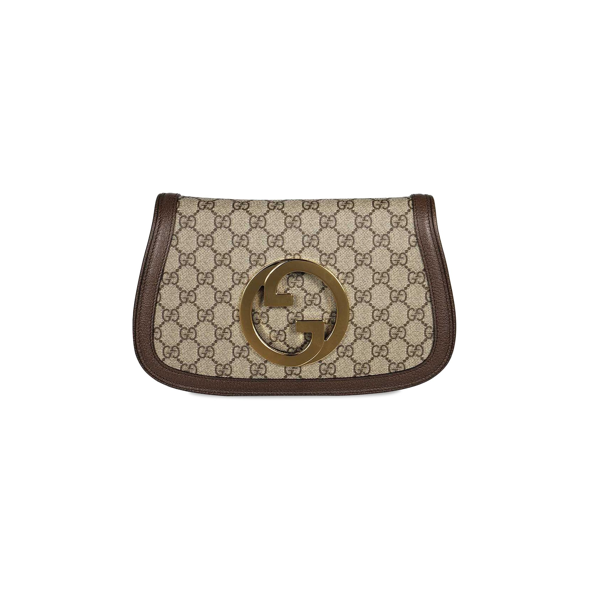 GUCCI｜CROSSBAGS (699268 K9GSG 8358) Authentic GUCCI Calfskin GG Tennis Embossed Square Messenger