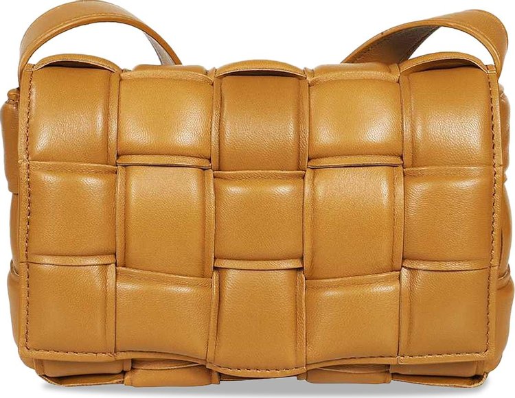 Bottega Veneta Small Cassette Shoulder Bag 'Camel/Gold'