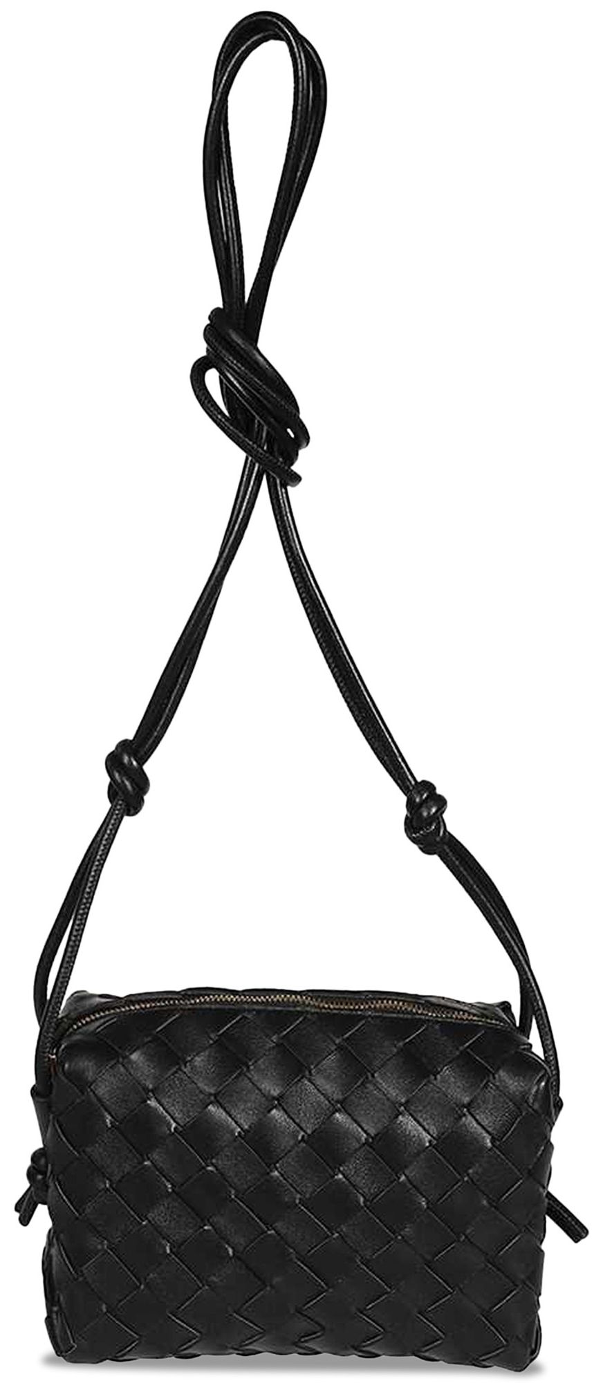 Buy Bottega Veneta Loop Mini Shoulder Bag 'Black/Gold' - 723547 V1G11 ...