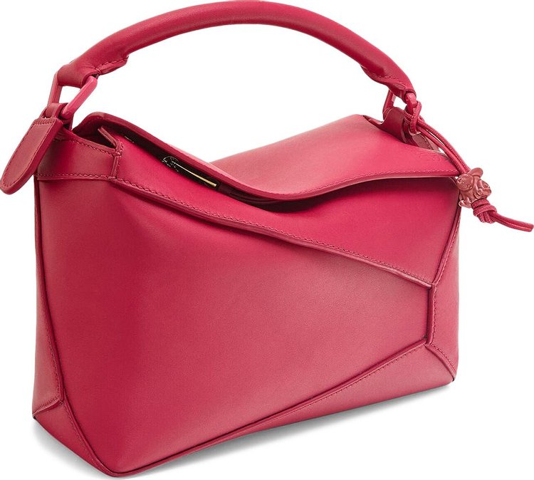 Loewe Small Monochrome Puzzle Edge Ruby Red