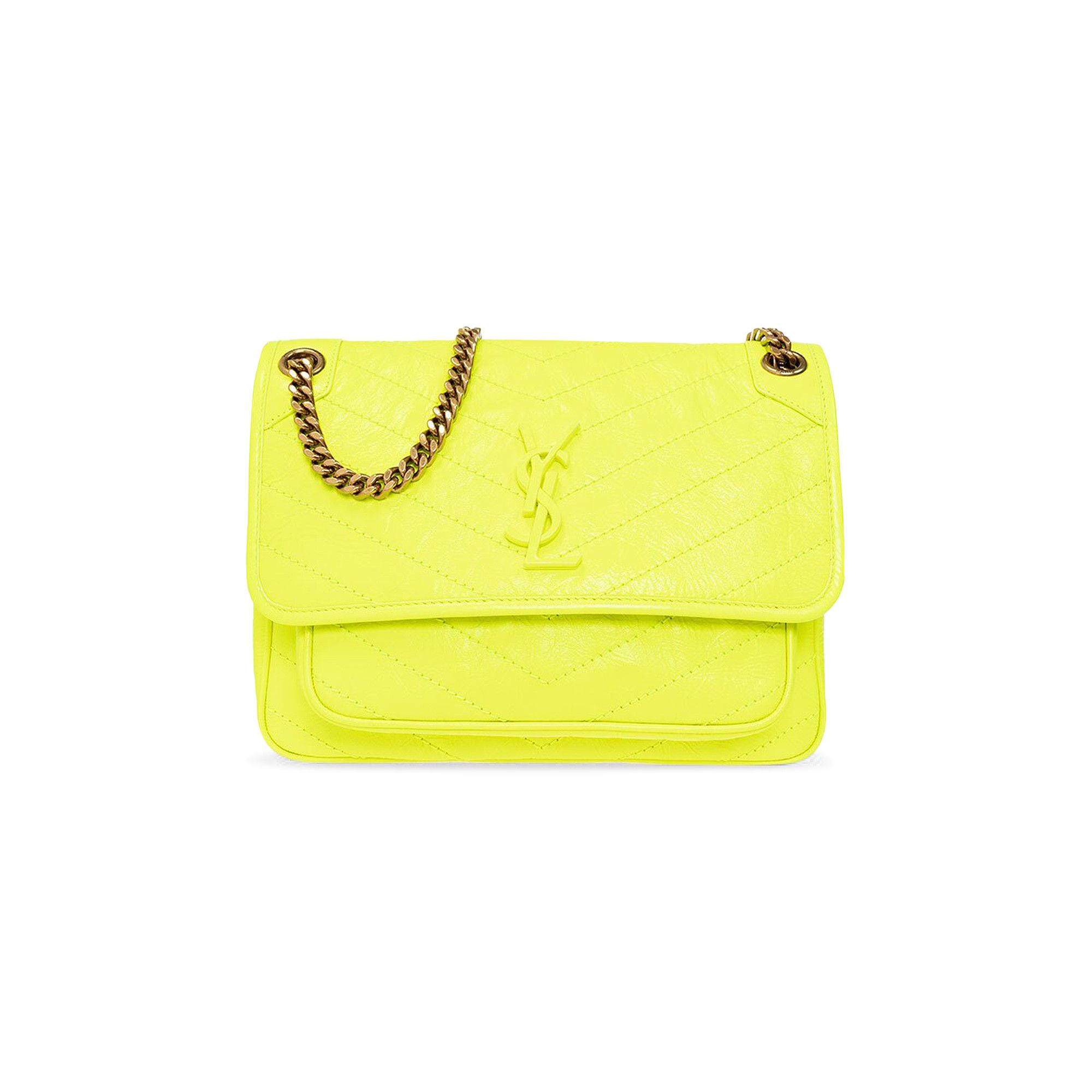 Saint laurent neon yellow bag sale