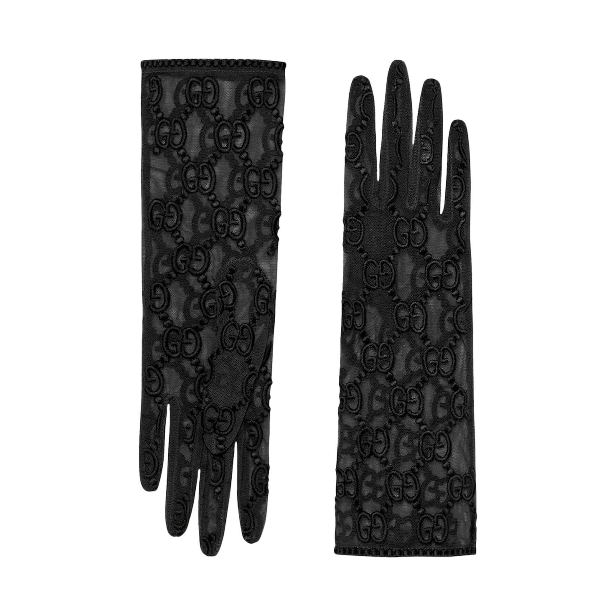 Gucci Tulle Gloves 'Black'