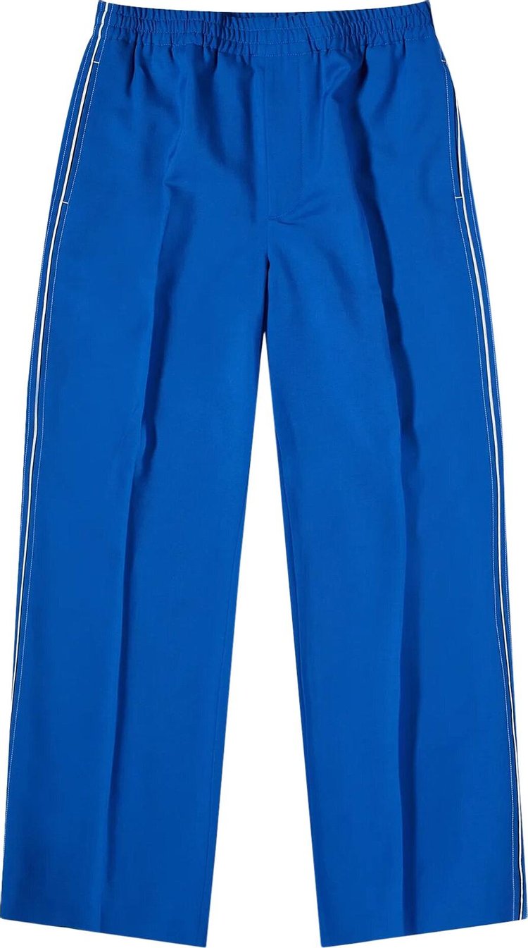 Gucci Mohair Pants With Interlocking G 'Electric Blue'