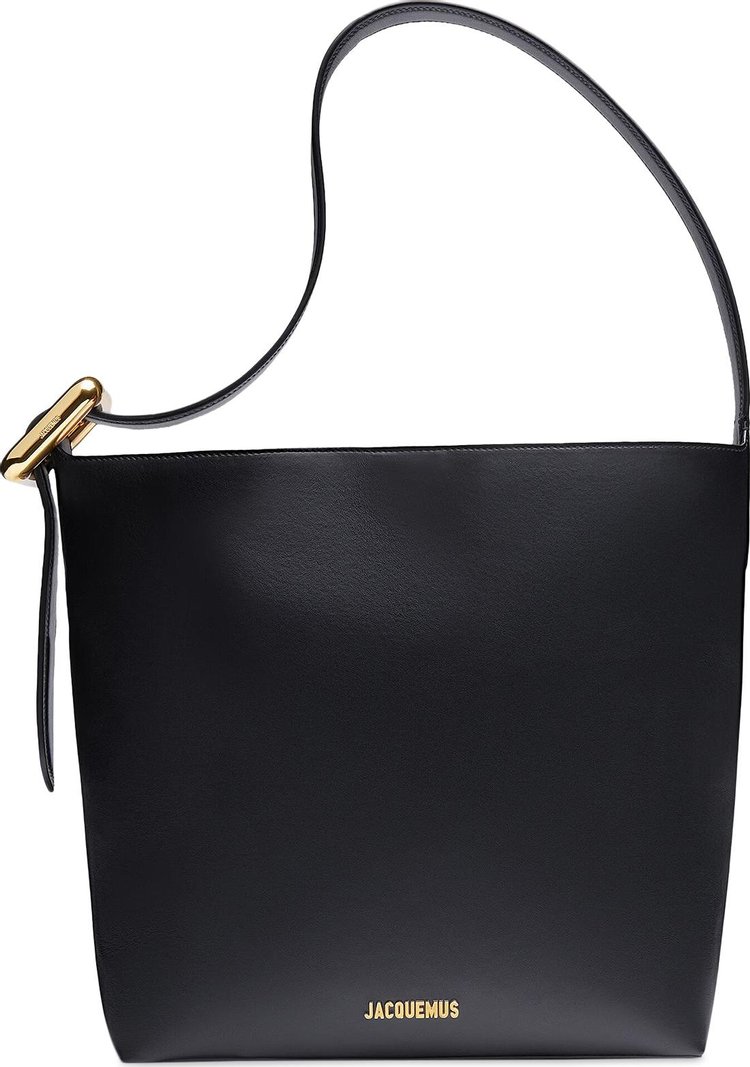 Buy Jacquemus Le Regalo Leather Tote Bag 'Black' - 233BA354 3143 990 | GOAT