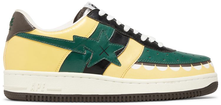 Kaws x Bapesta FS 029 Low Chompers   Beige