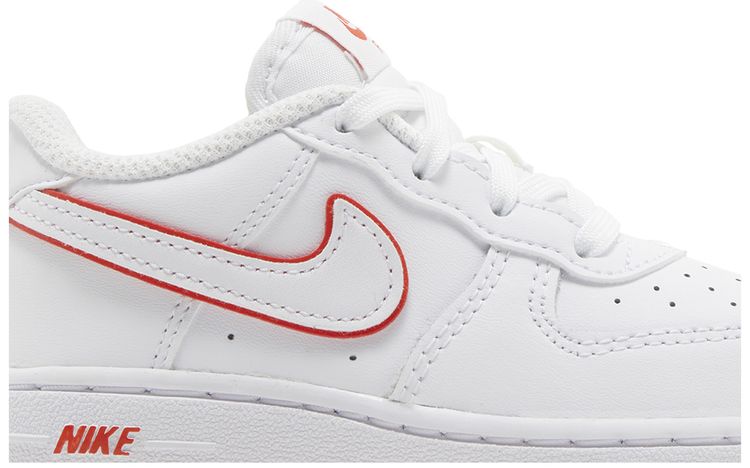 Nike Force 1 Low TD White Picante Red