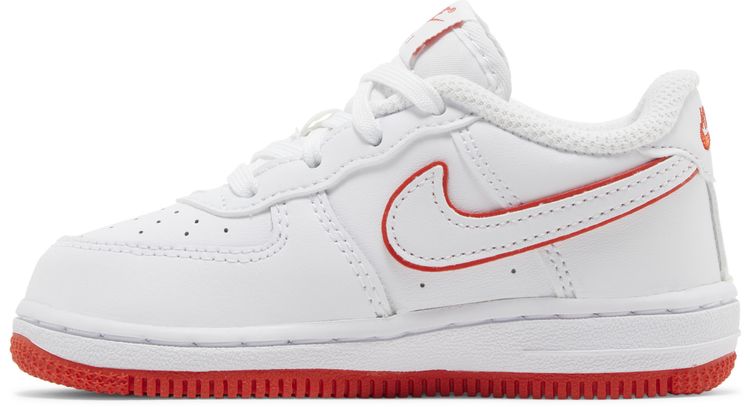 Nike Force 1 Low TD White Picante Red