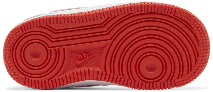 Nike Force 1 Low TD White Picante Red