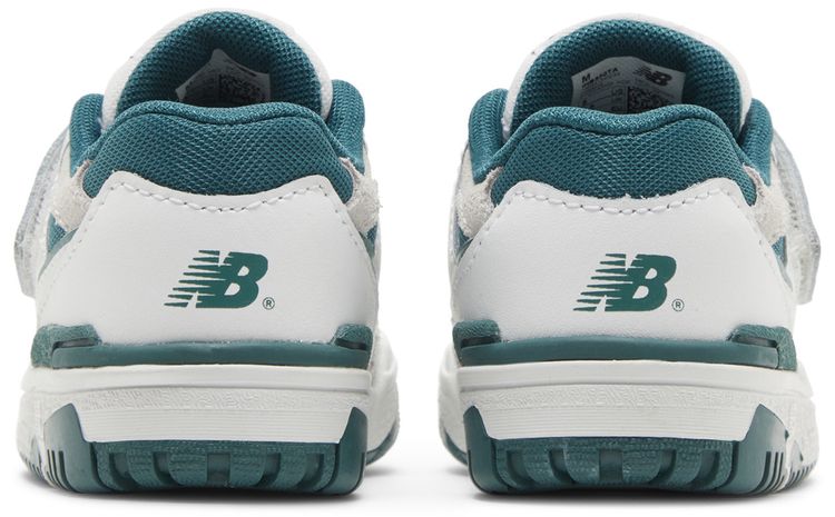 New Balance 550 Bungee Lace Top Strap Toddler White Vintage Teal