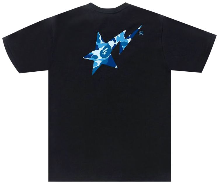 BAPE ABC Camo Sta Logo Tee BlackBlue