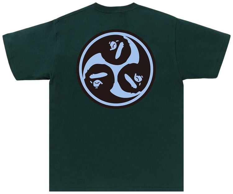 BAPE Japan Culture Mitsudomoe Tee Green