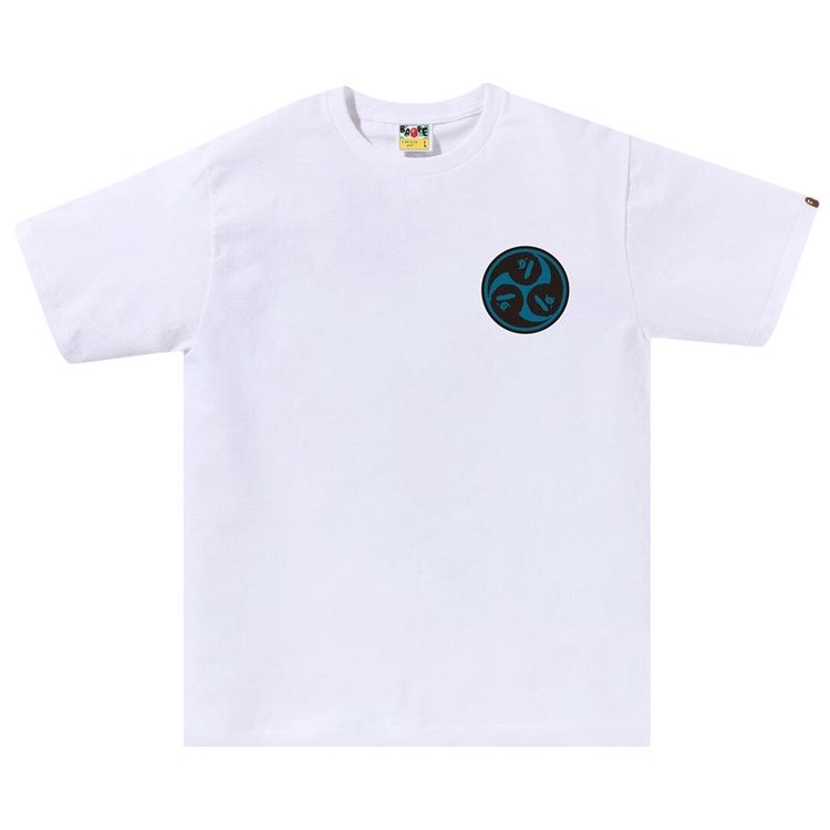 BAPE Japan Culture Mitsudomoe Tee White