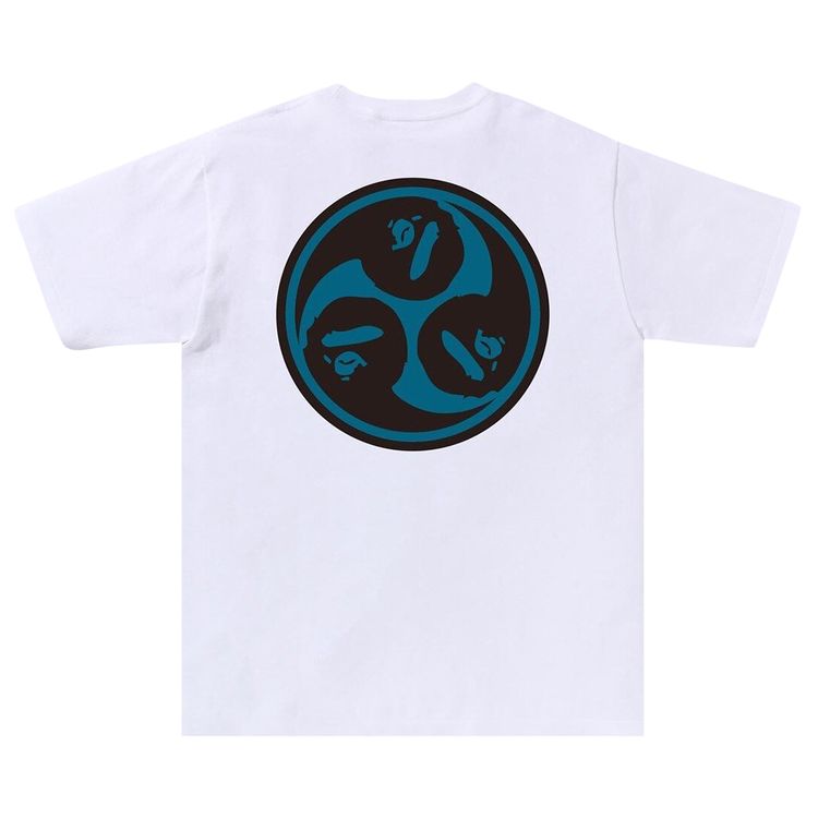 BAPE Japan Culture Mitsudomoe Tee White