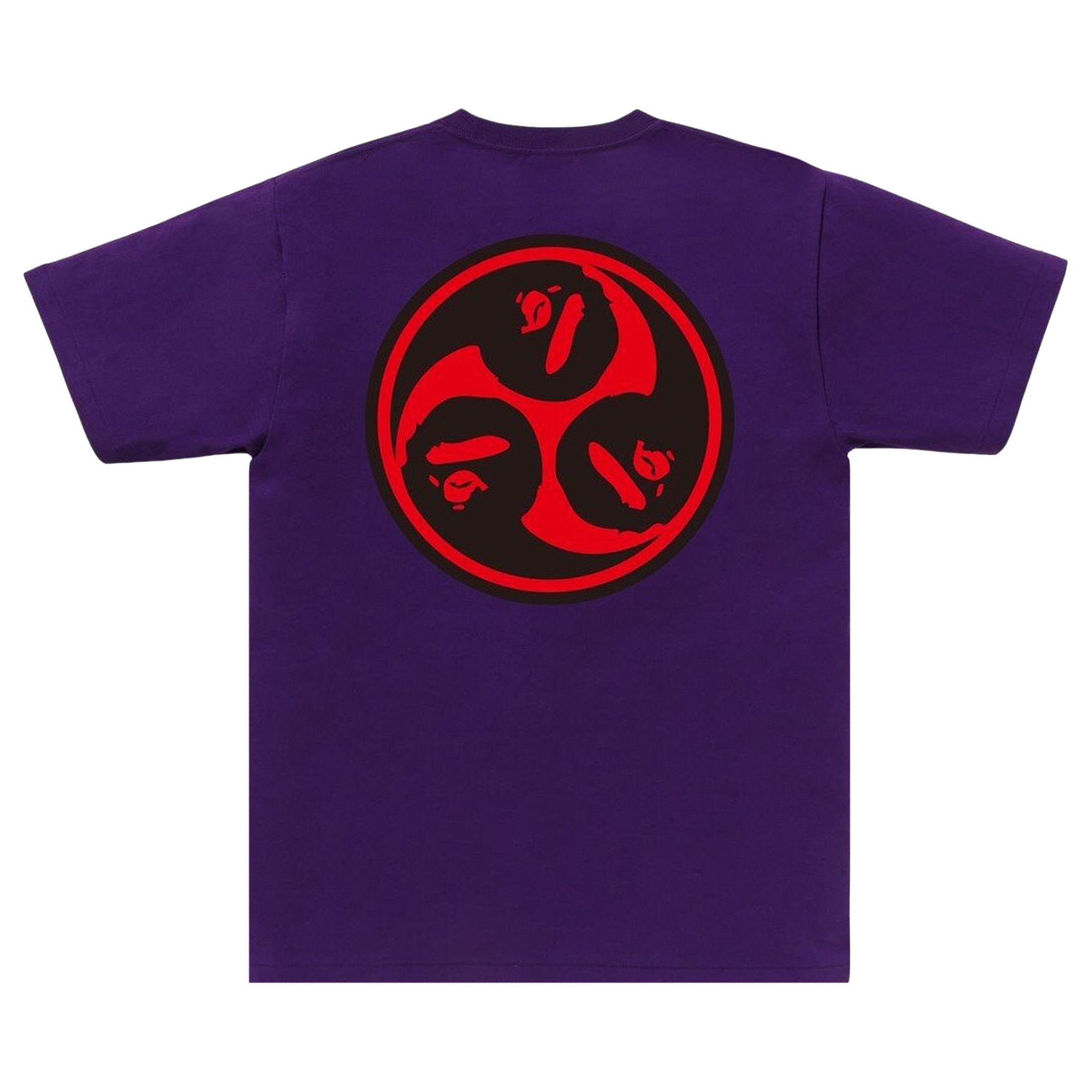 Buy BAPE Japan Culture Mitsudomoe Tee 'Purple' - 1J30 110 065
